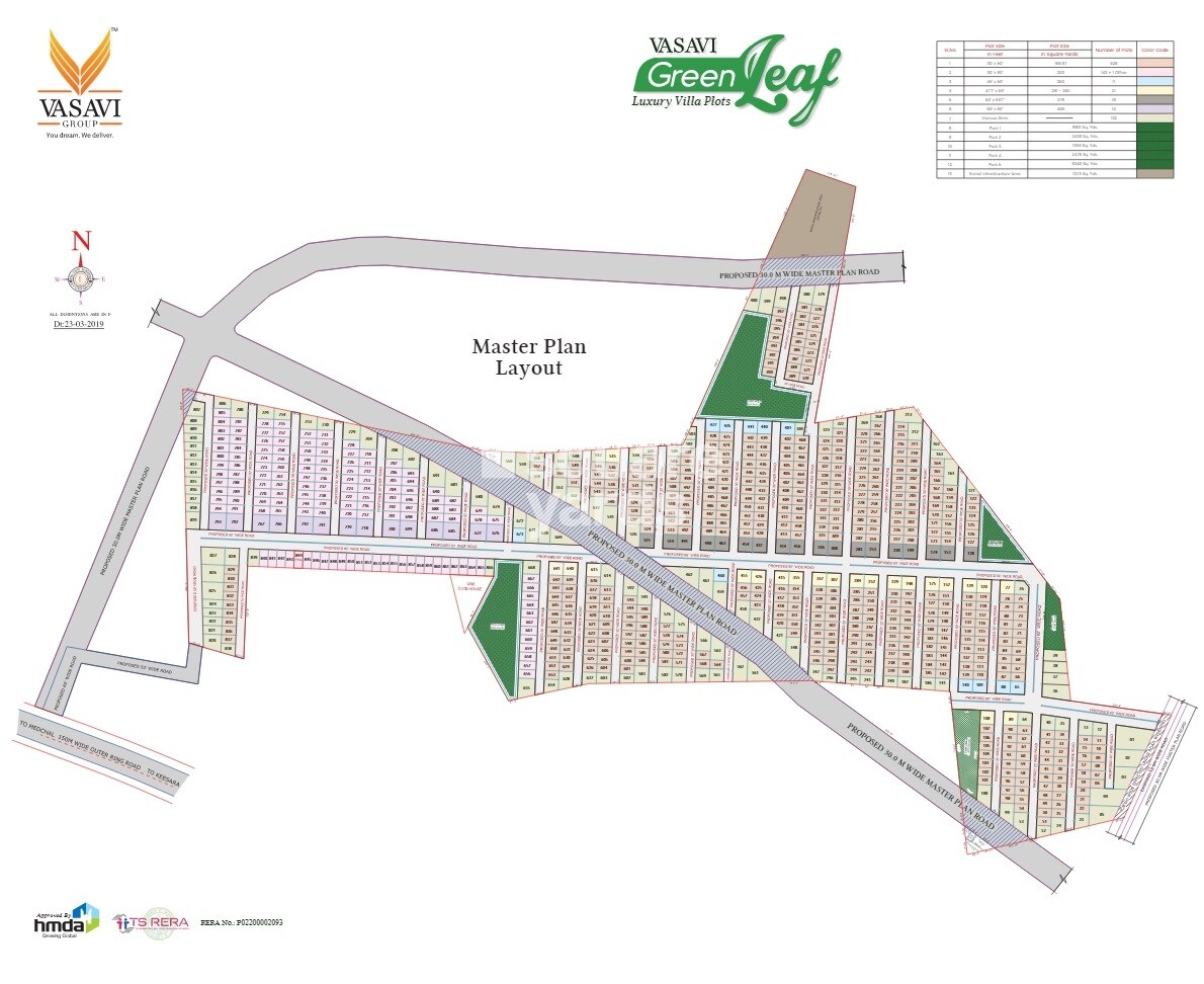 Vasavi Green Leaf Master Plan Image
