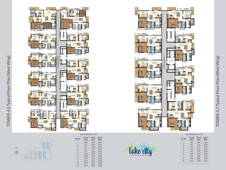 Vasavi Lake City Floor Plans 2