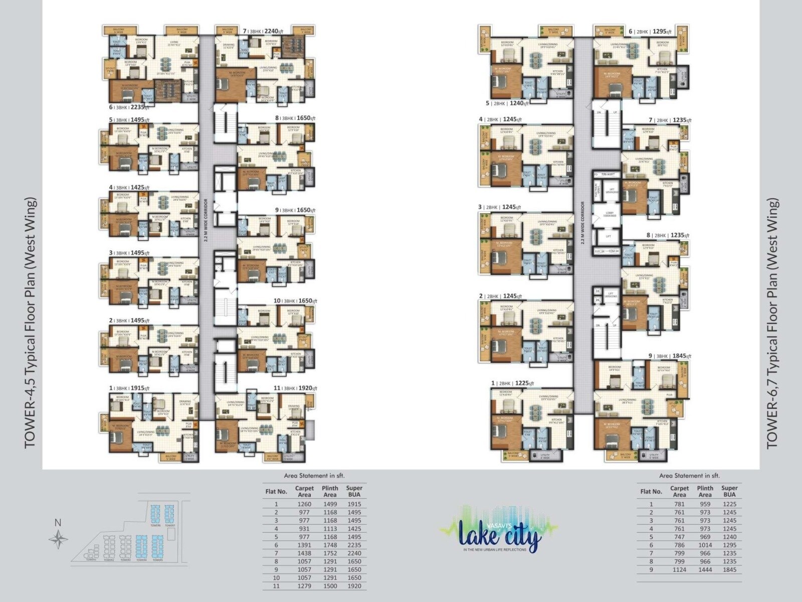 Vasavi Lake City Floor Plans 2