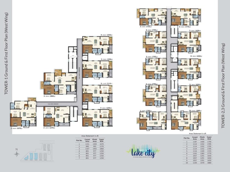 Vasavi Lake City Floor Plans 3