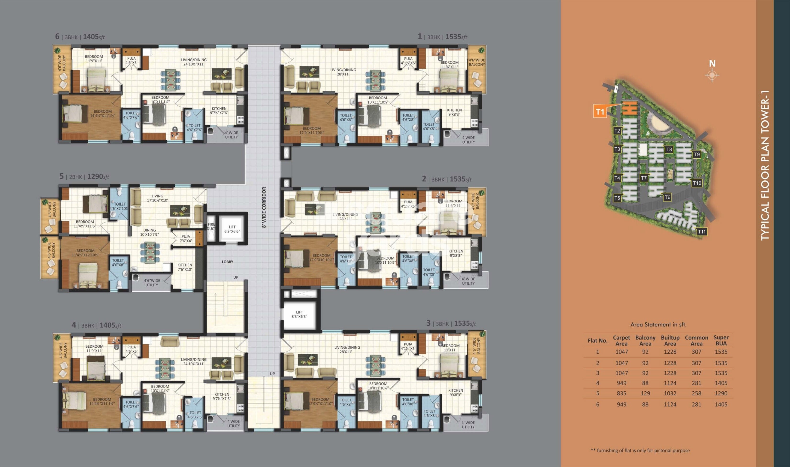 Vasavi Sri Nilayam Floor Plans 1