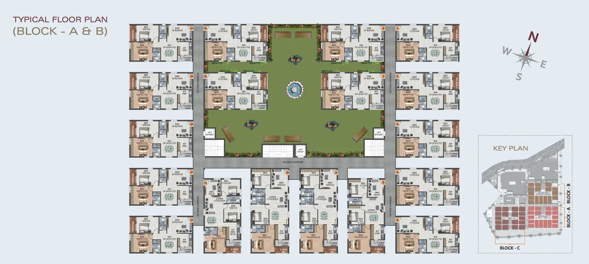 Vasu Sri Pride Floor Plans