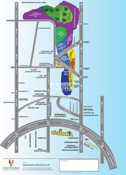 Vasudaika Cosmo Celesse Location Image