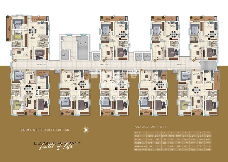 Vazhraa Prathik Floor Plans