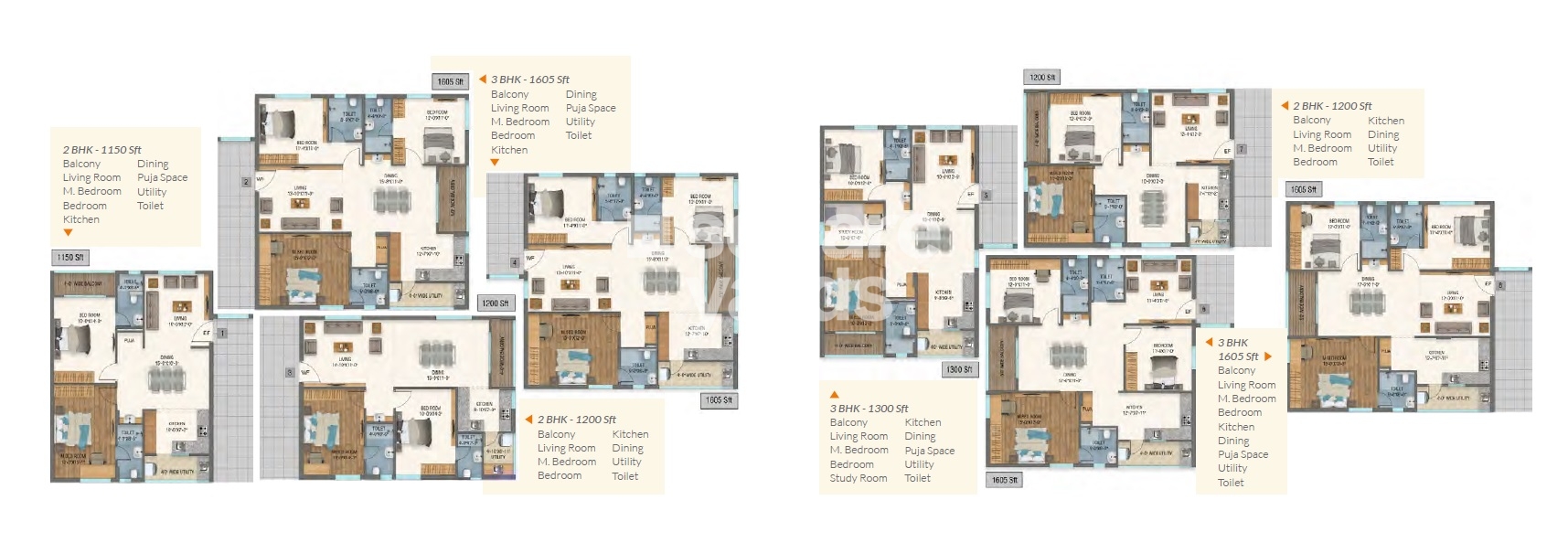 Venkana Horizon Floor Plans