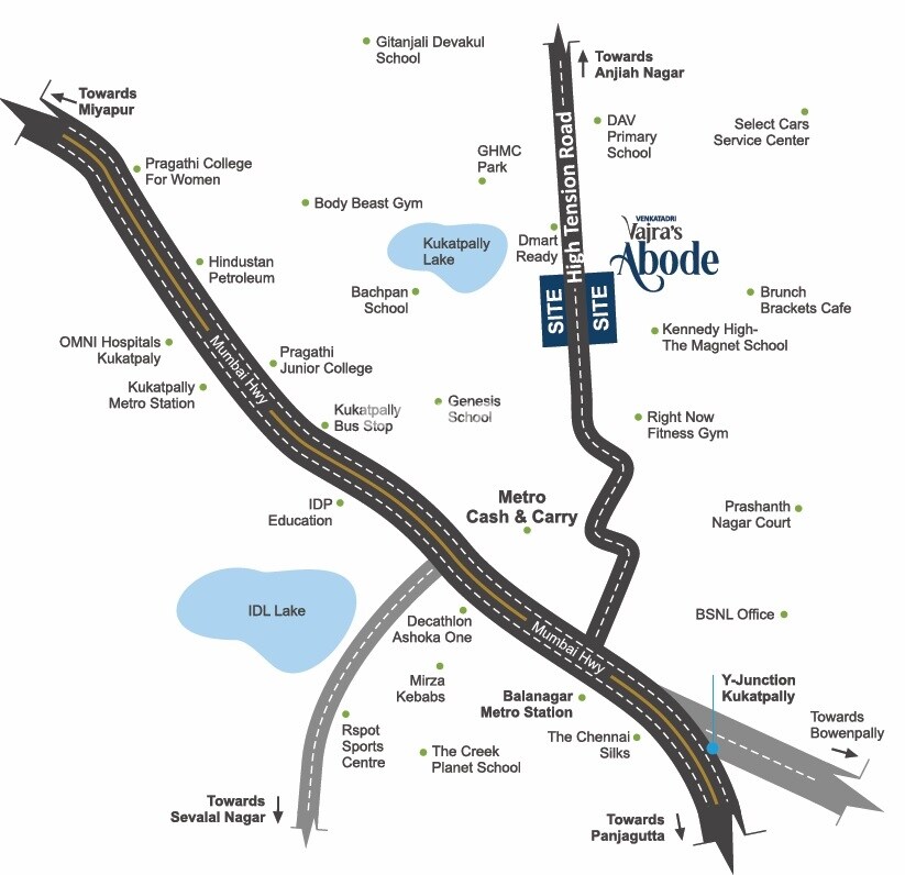 Venkatadri Vajras Abode Location Image