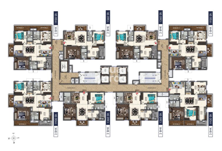 Vertex 33 West Floor Plans
