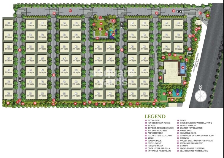Vertex Bougainvillea Master Plan Image