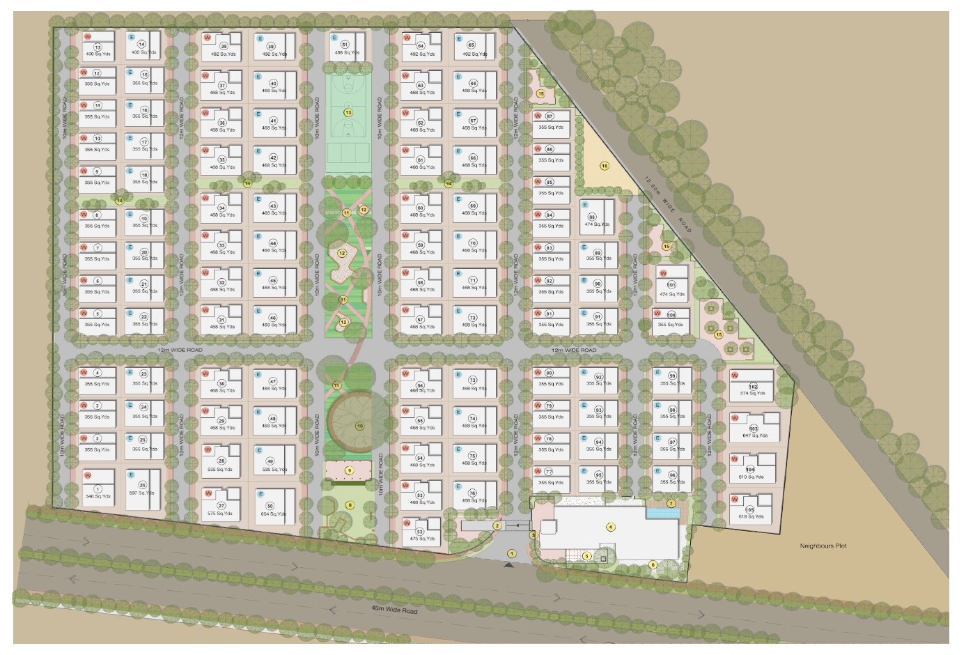Vertex Florenza Master Plan Image