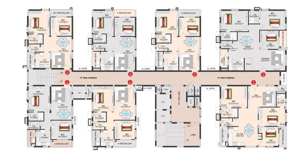Vijay RV Sai Vanamali Floor Plans