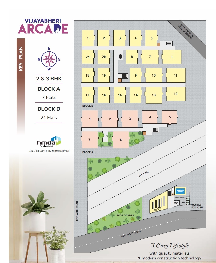 Vijaya Bheri Arcade Master Plan Image