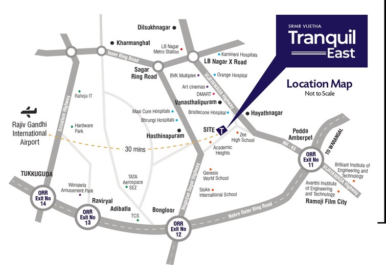 Vijetha Tranquil East Location Image