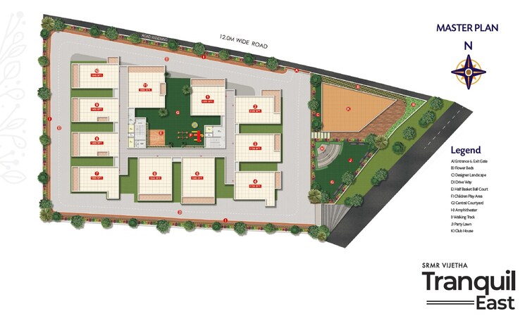 Vijetha Tranquil East Master Plan Image