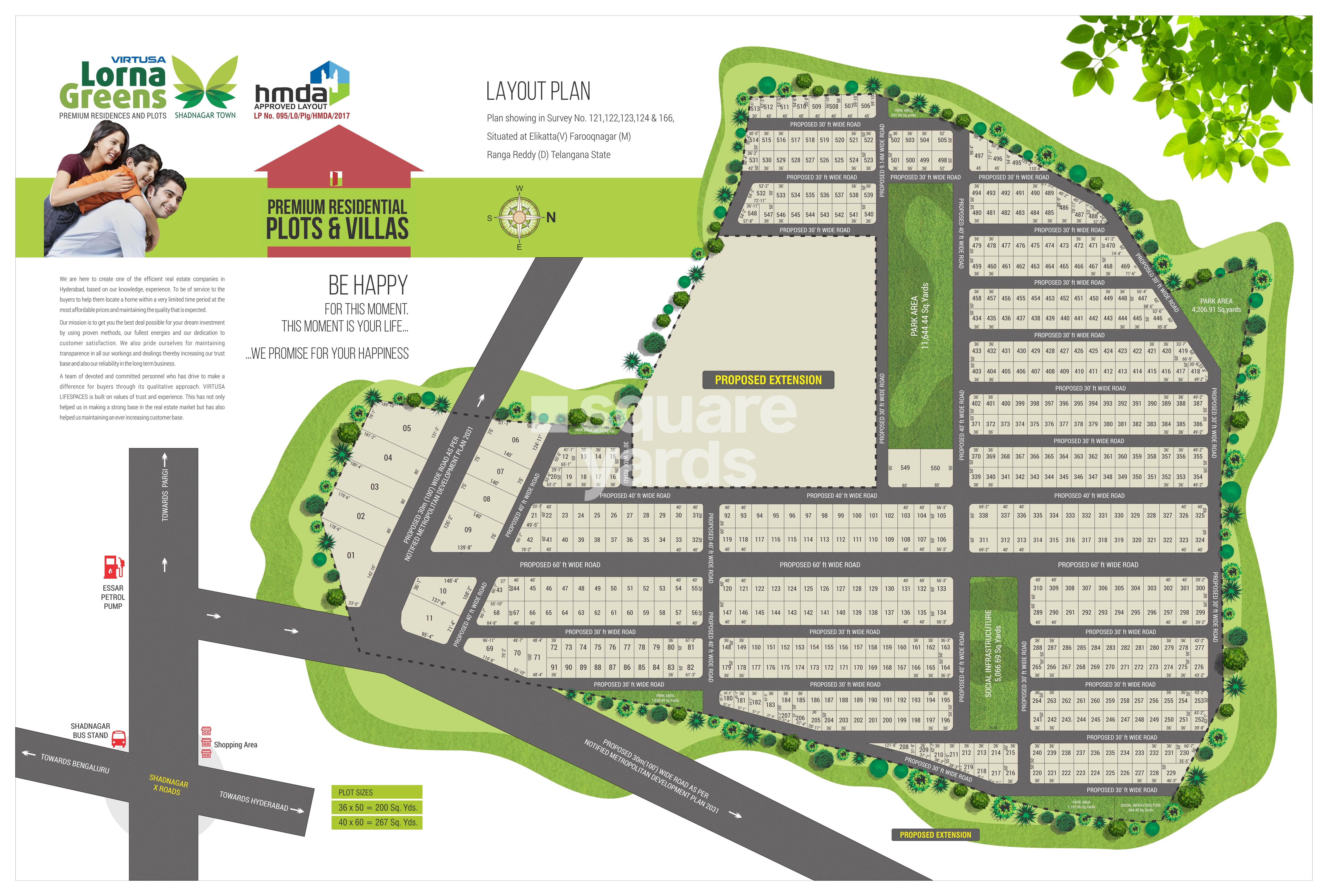 Virtusa Lorna Greens Plot Master Plan 1