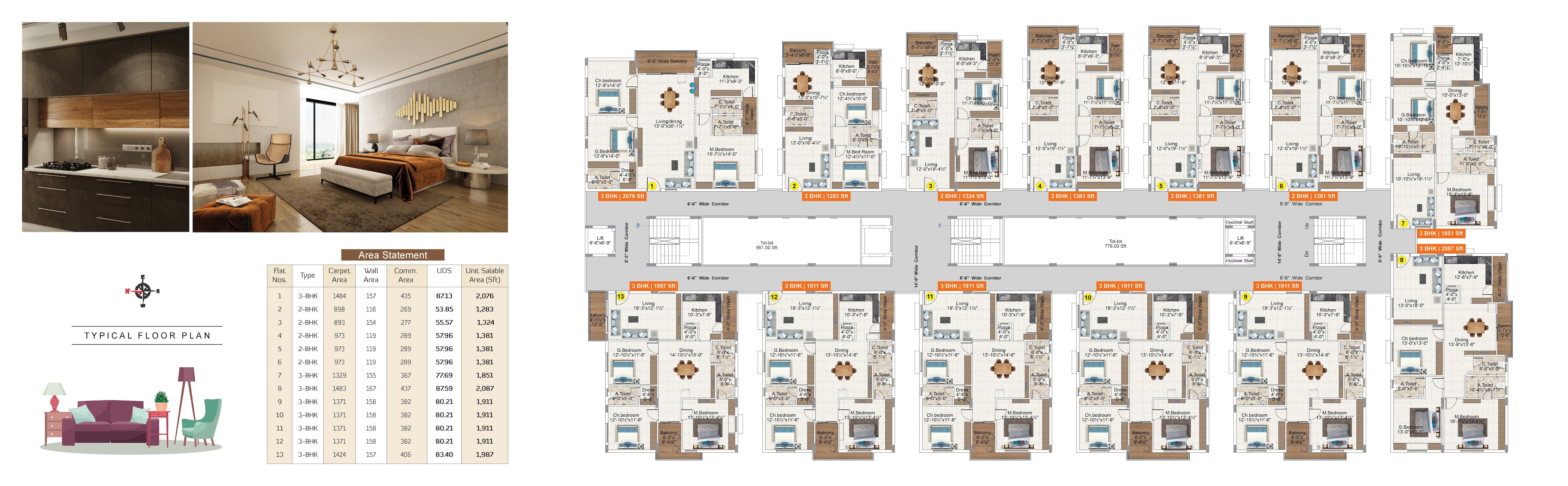 Vision Lake Front Floor Plans