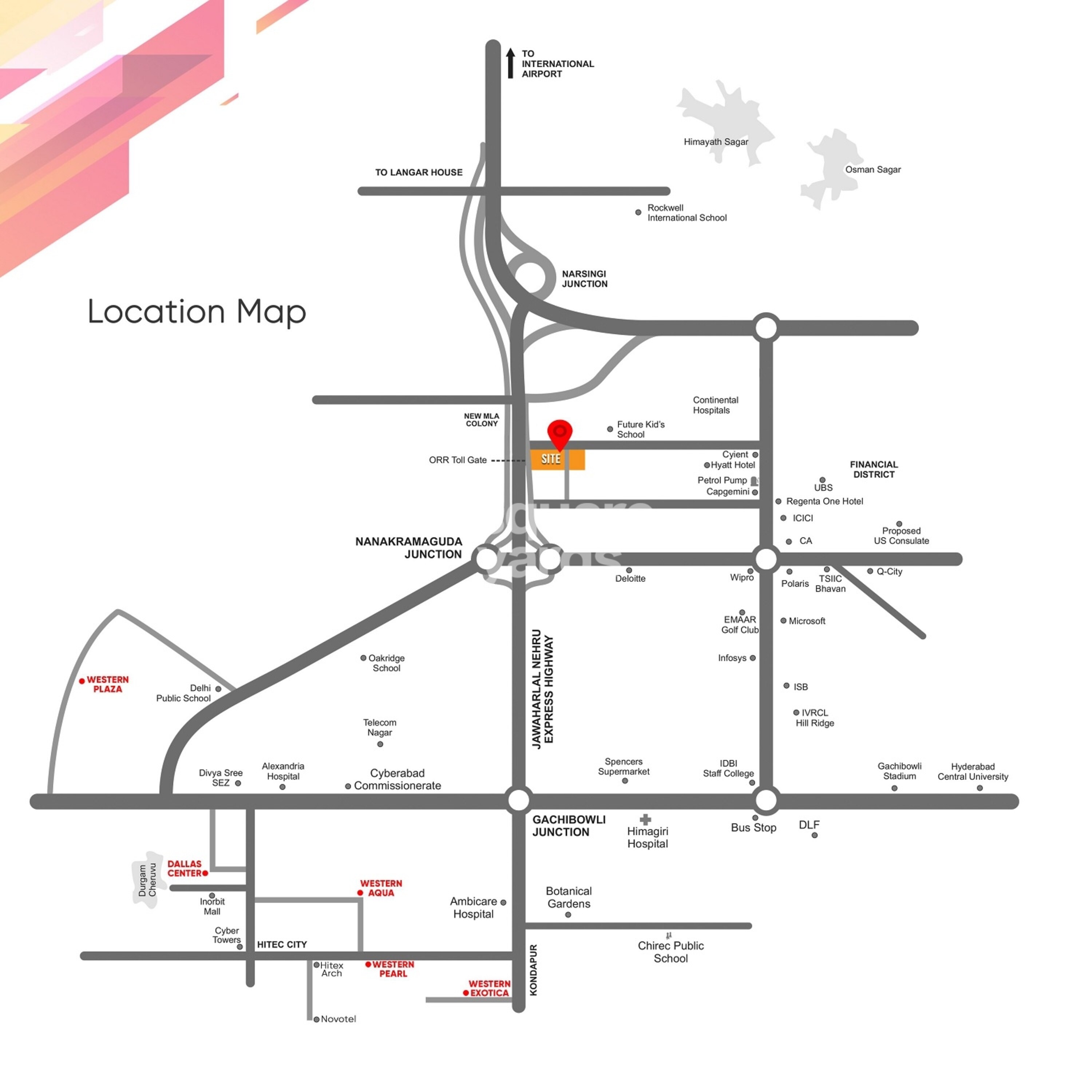 Western Marina in Puppalaguda, Hyderabad 5.90 Cr Floor Plans