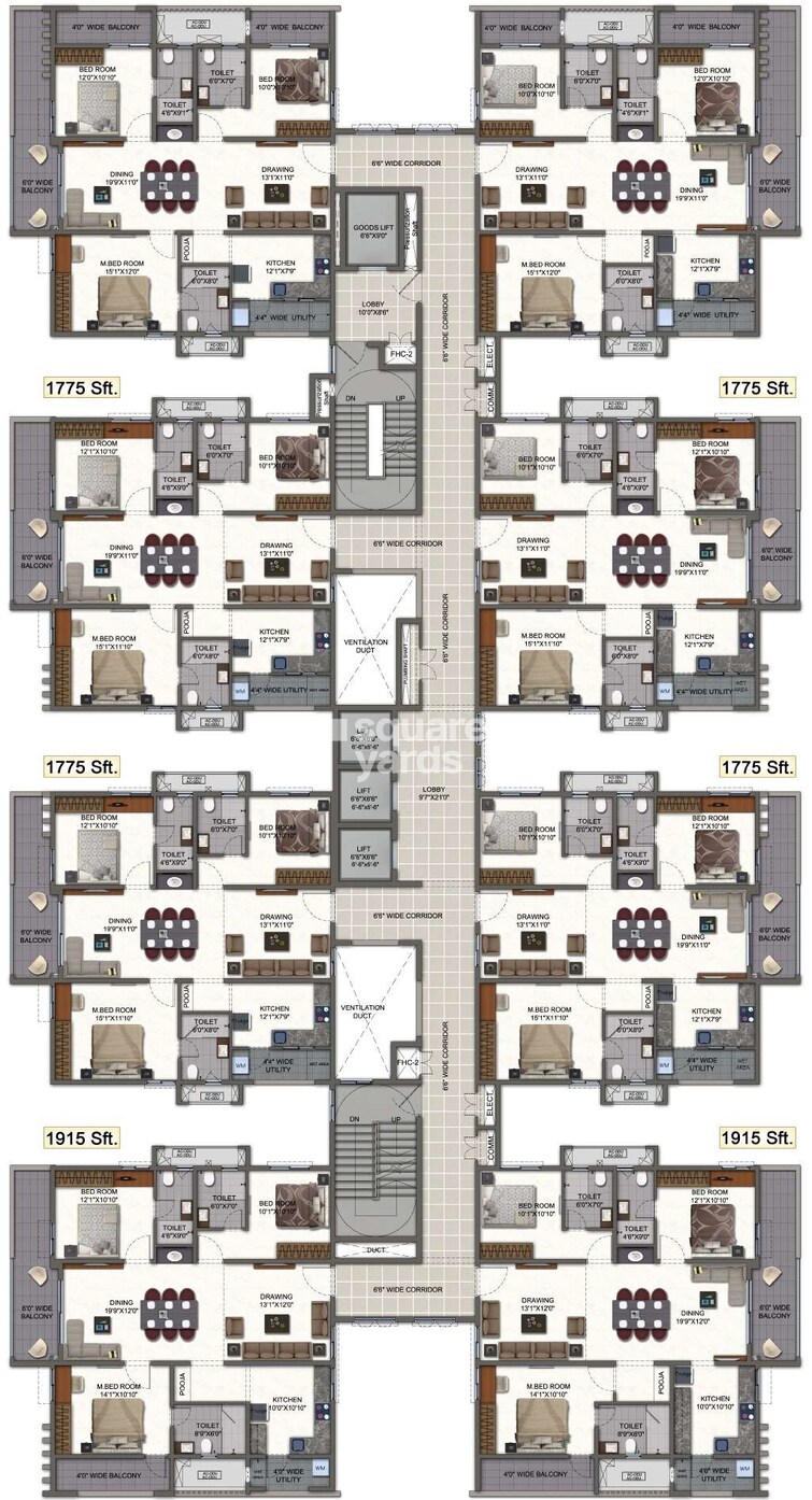 White Waters at Y Floor Plans 2