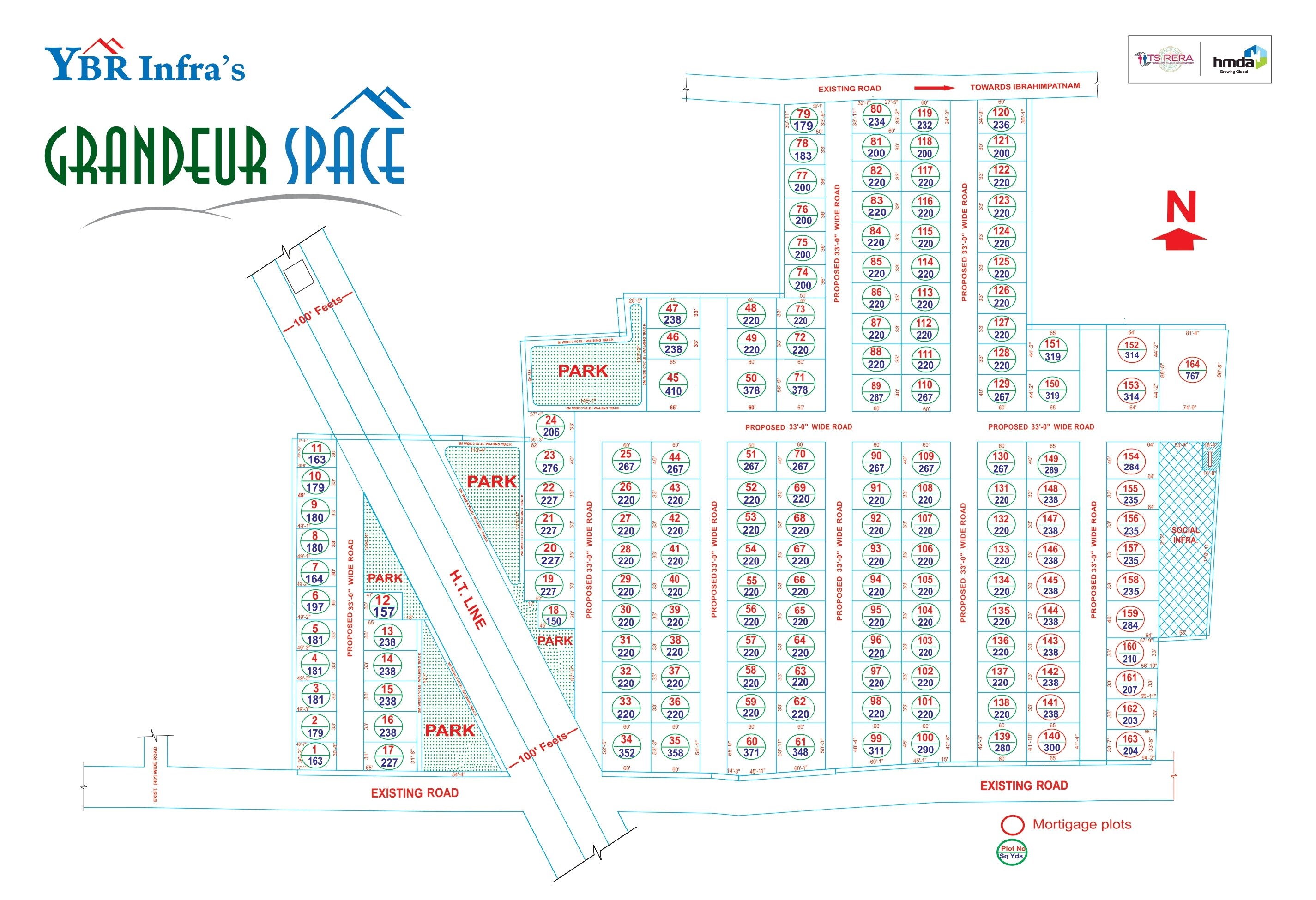 YBR Grandeur Space Master Plan 1