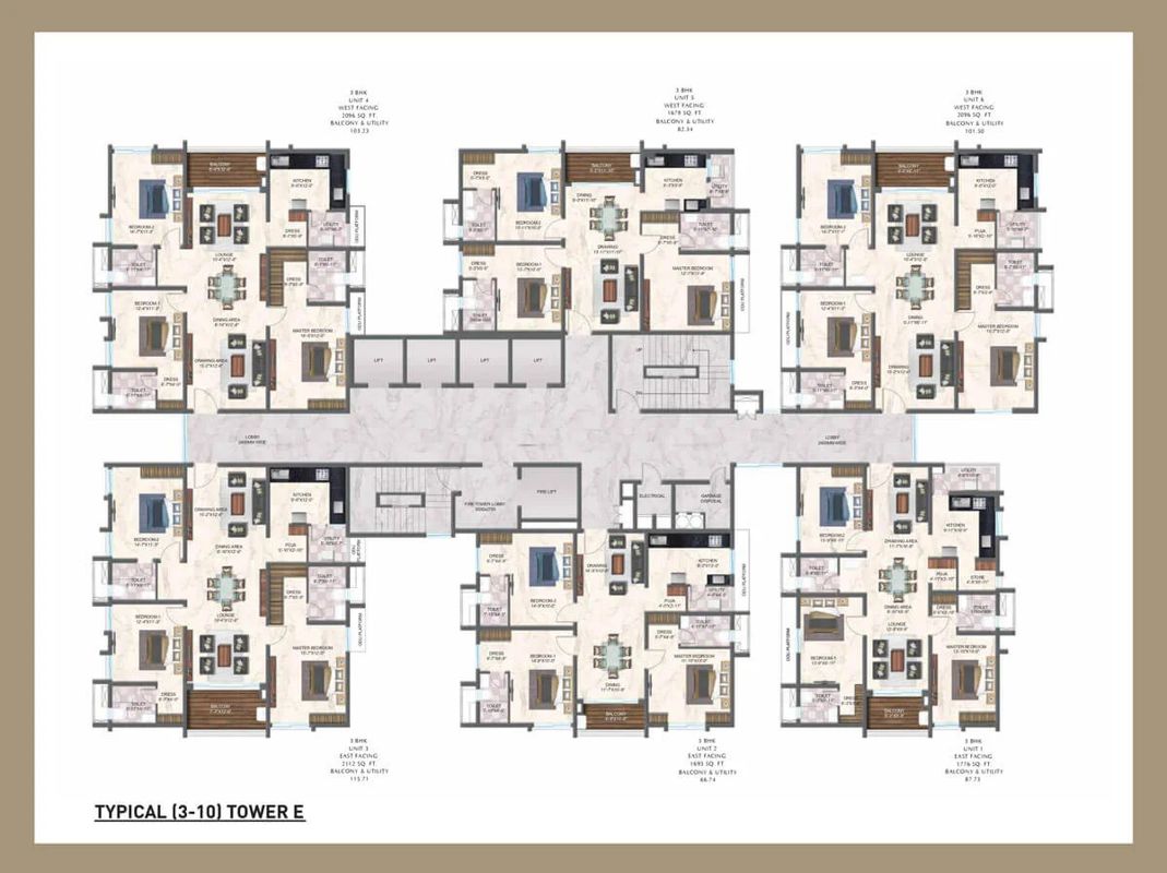Zuari Gangothri Tribhuja Floor Plans 3