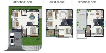  4 BHK Villa at Aakriti Arv Viva, Tellapur – for Rent