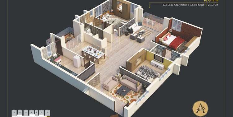 abhirama super homes apartment 3 bhk 2491sqft 20243101143143