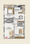 Abode KNR Residency 2 BHK Layout