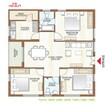 Ace Atlantis 3 BHK Layout