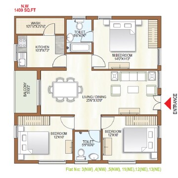  3 BHK Apartment at Ace Atlantis, Gachibowli – for Rent