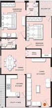 Akruthi Inspire 2 BHK Layout