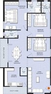 Akruthi Inspire 3 BHK Layout