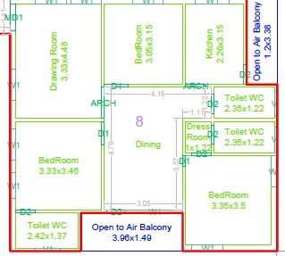 3 BHK 1569 Sq. Ft. Apartment