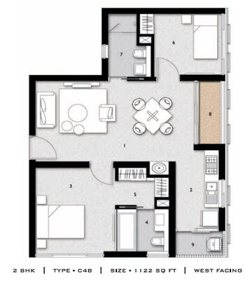  2 BHK Apartment at Aliens Space Station, Tellapur – for Sale