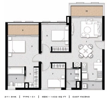  2 BHK Apartment at Aliens Space Station, Tellapur – for Sale