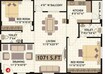 Amrutha Laxmi Residency 2 BHK Layout