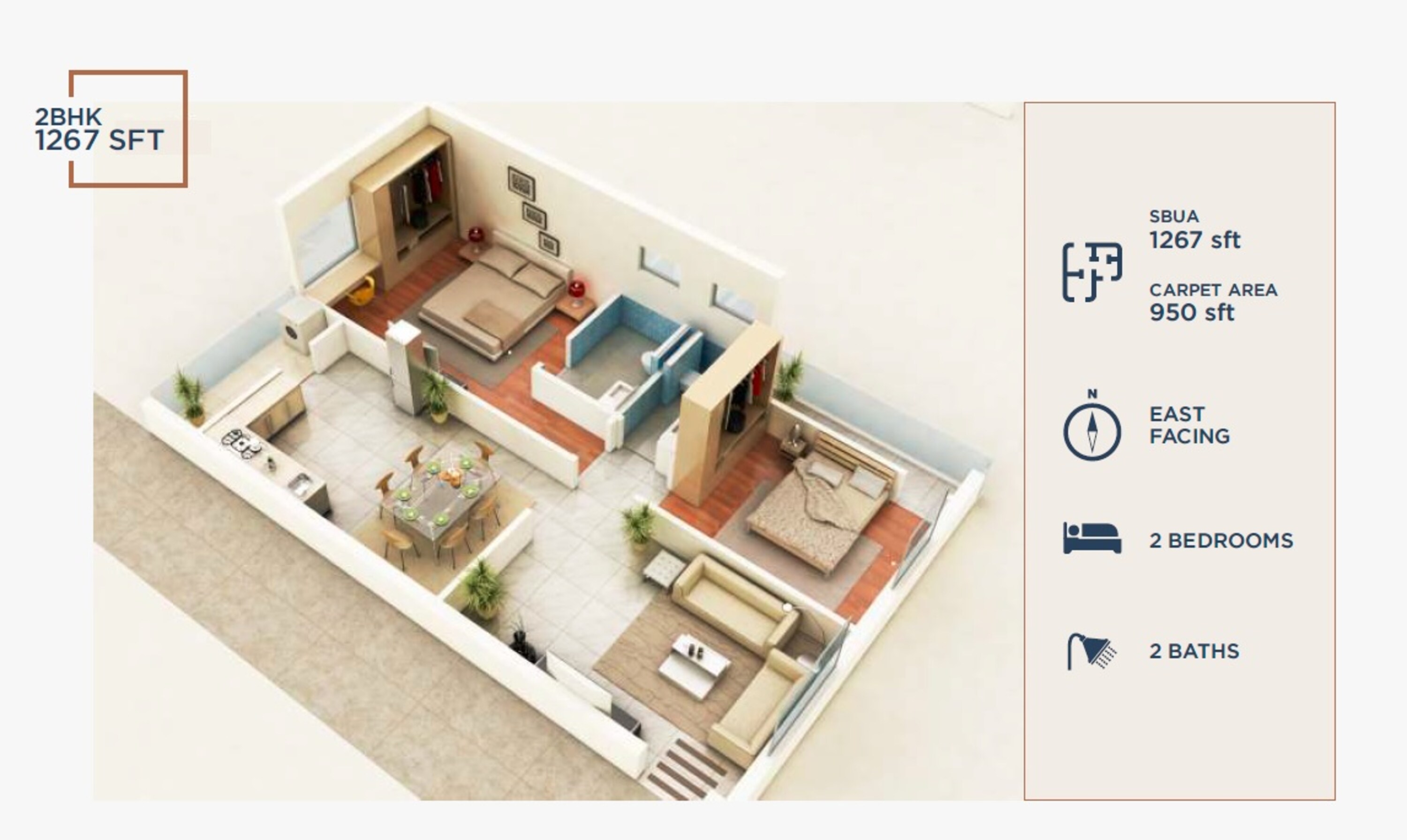 amrutha sangam apartment 2 bhk 1267sqft 20245205115216