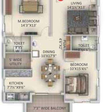anuhar rami reddy towers apartment 2 bhk 1440sqft 20200823110839