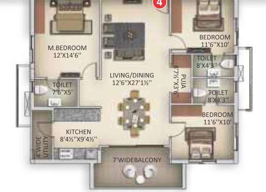 anuhar rami reddy towers apartment 3 bhk 1616sqft 20200823110859