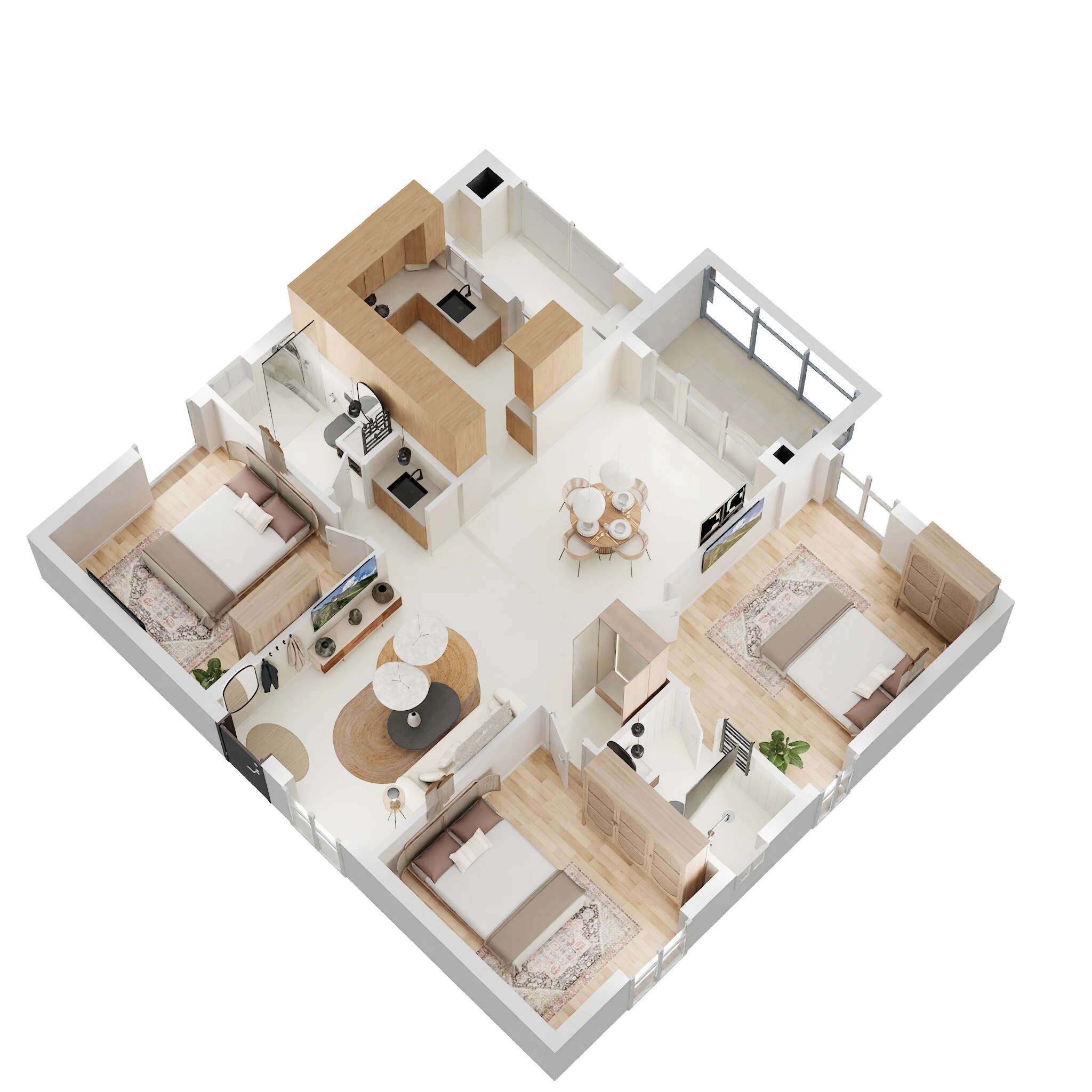 2 BHK 1584 Sq. Ft. Apartment