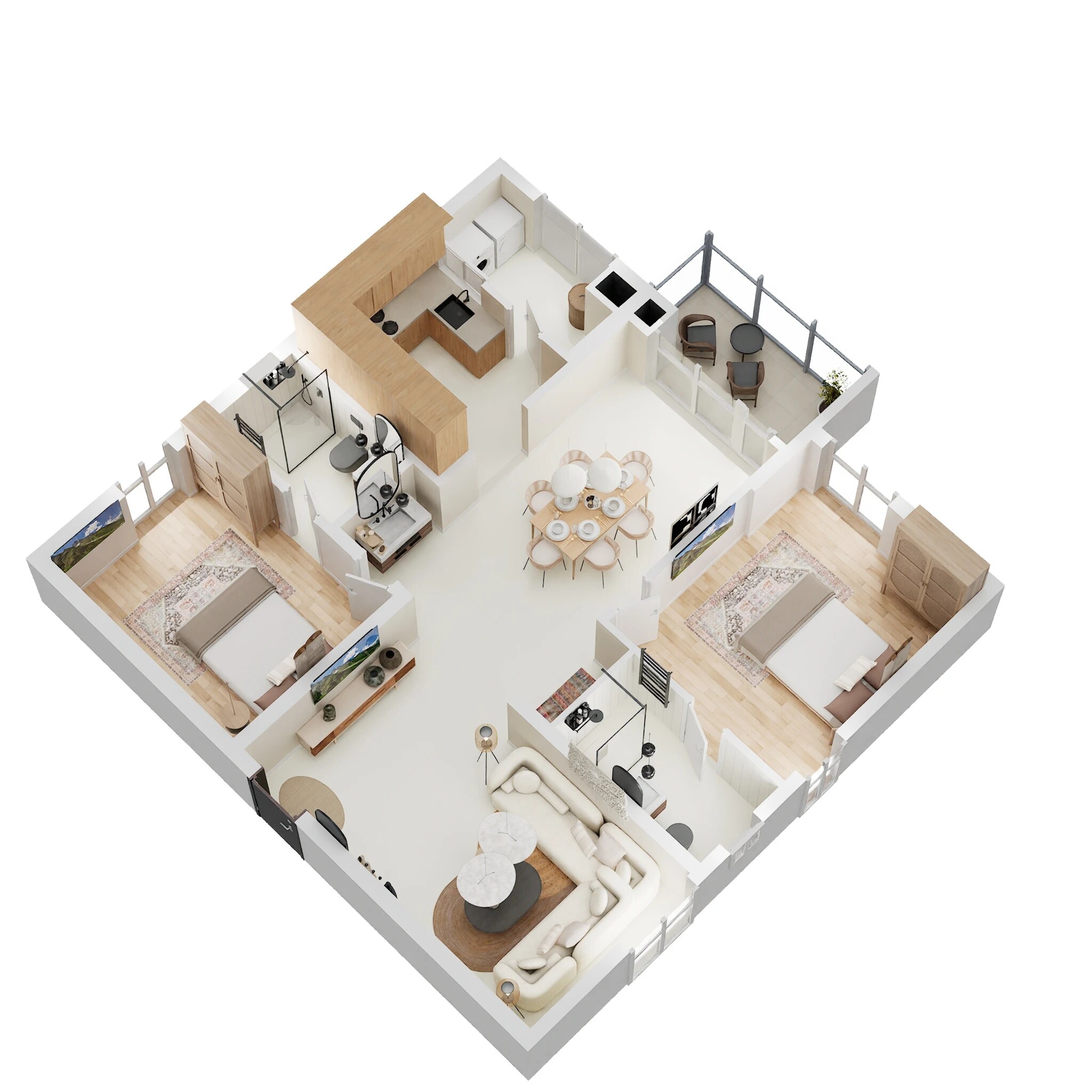 2 BHK 1330 Sq. Ft. Apartment