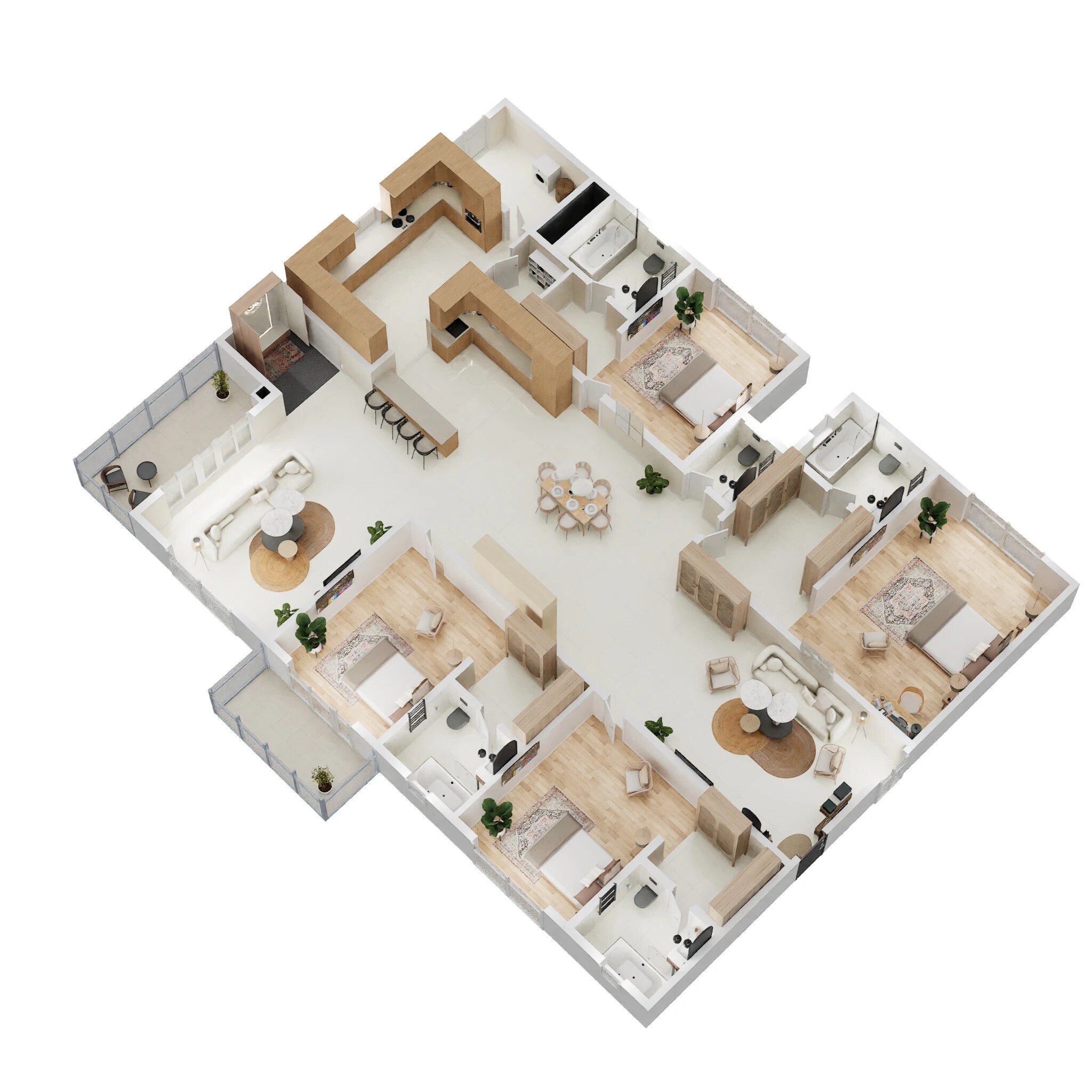 4 BHK 4371 Sq. Ft. Apartment