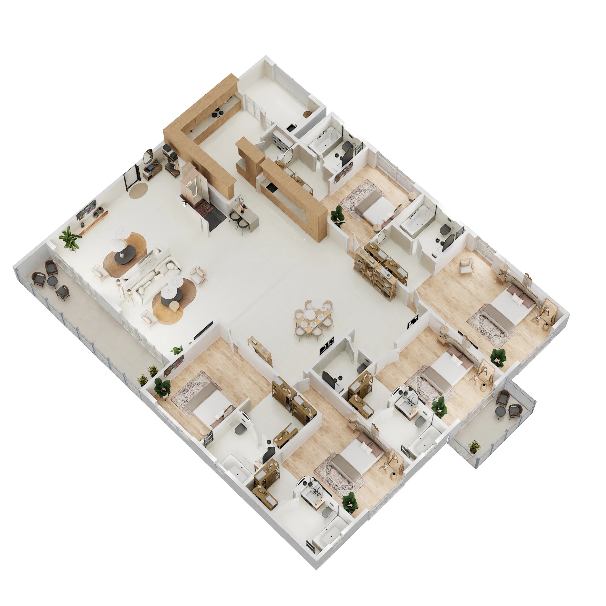 5 BHK 5100 Sq. Ft. Apartment