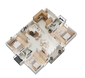 3 BHK 1525 Sq. Ft. Apartment in Aparna Kanopy Marigold