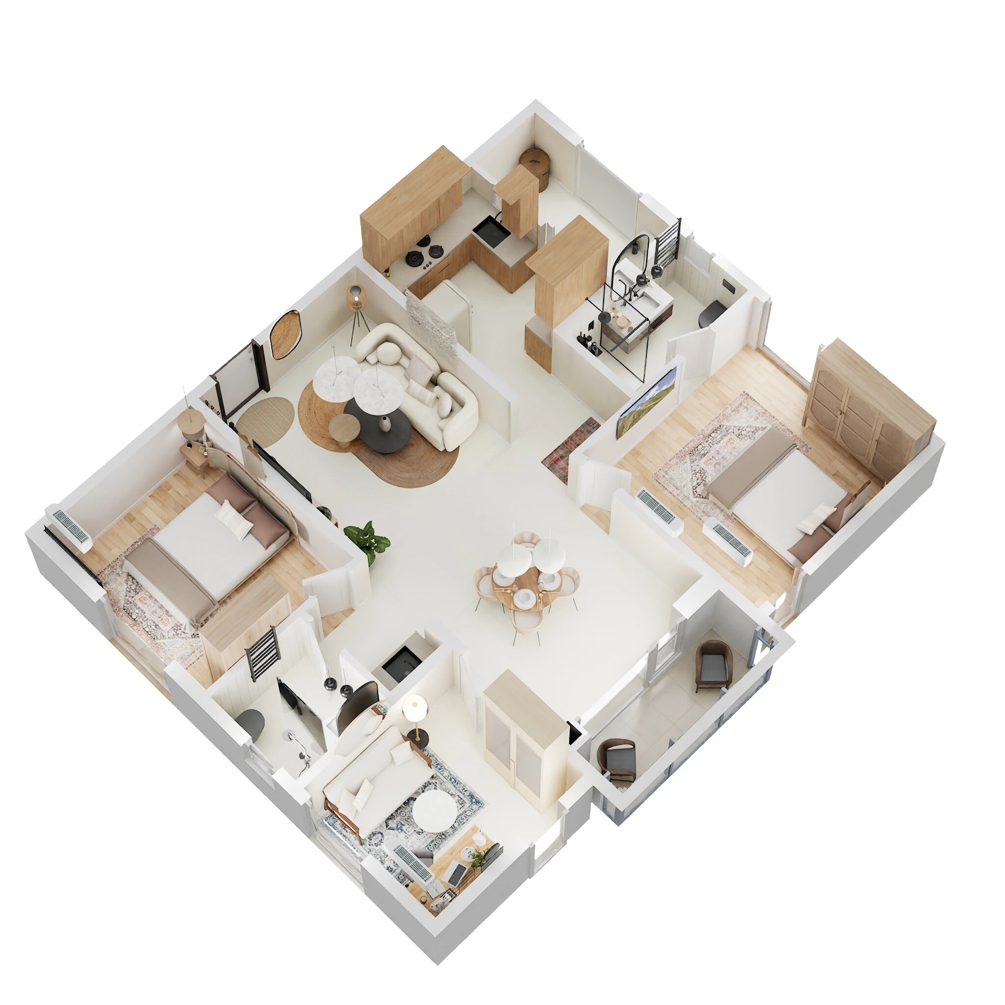 2 BHK 1362 Sq. Ft. Apartment