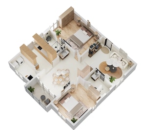 2 BHK 844 Sq. Ft. Apartment in Aparna Sarovar Zicon