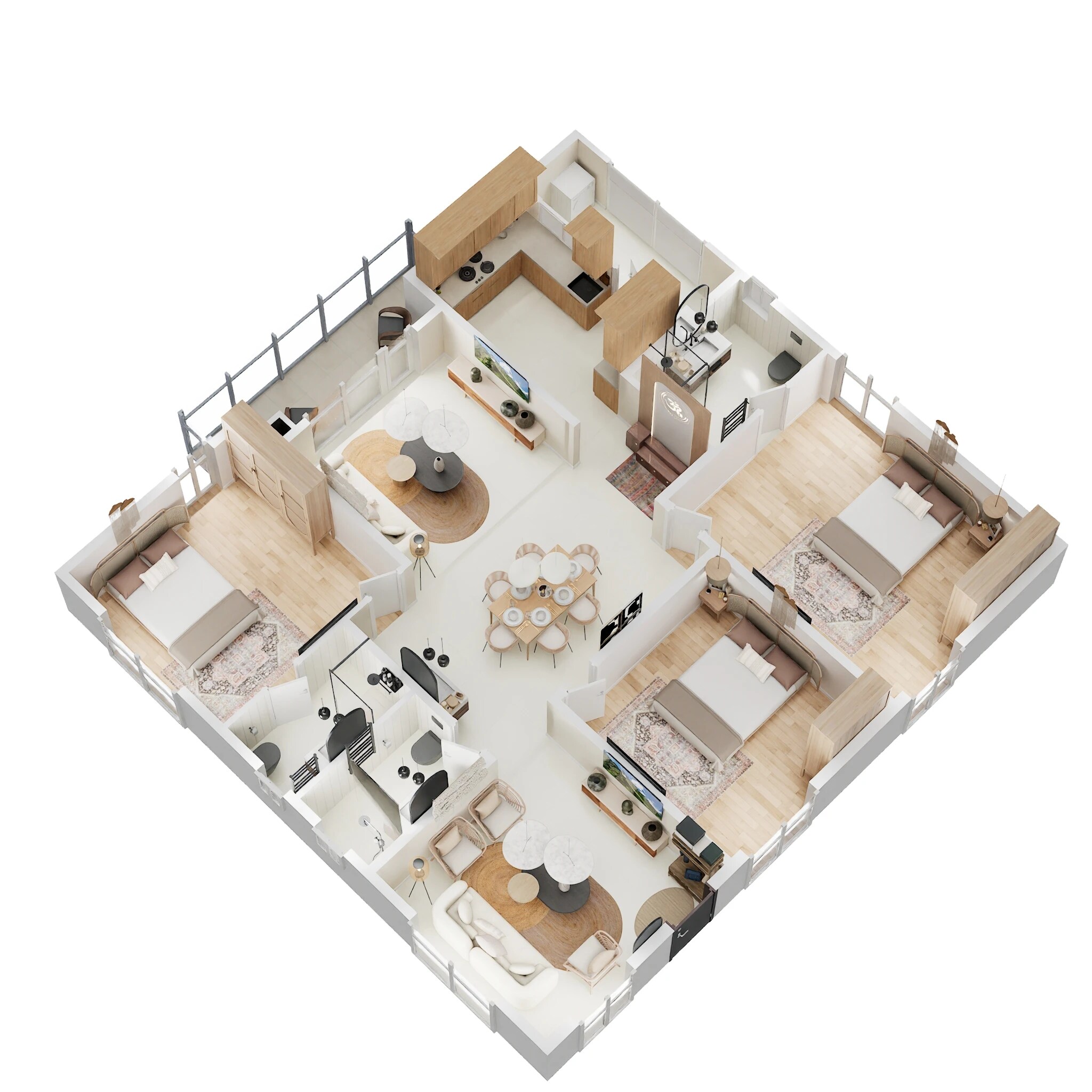 3 BHK 1820 Sq. Ft. Apartment