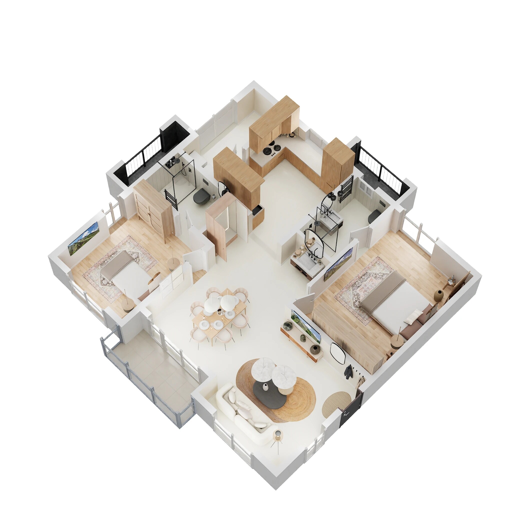 2 BHK 1326 Sq. Ft. Apartment