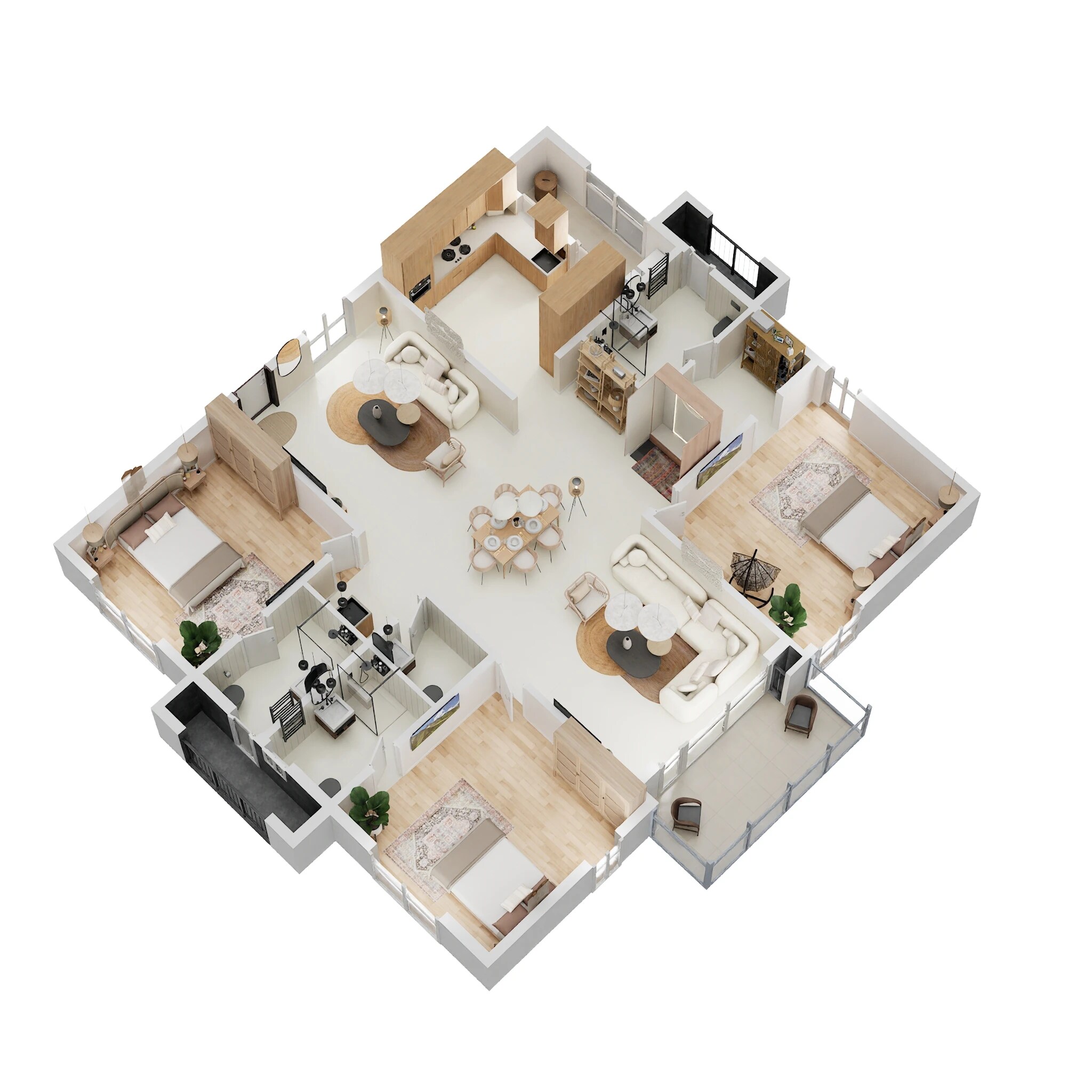 3 BHK 2257 Sq. Ft. Apartment