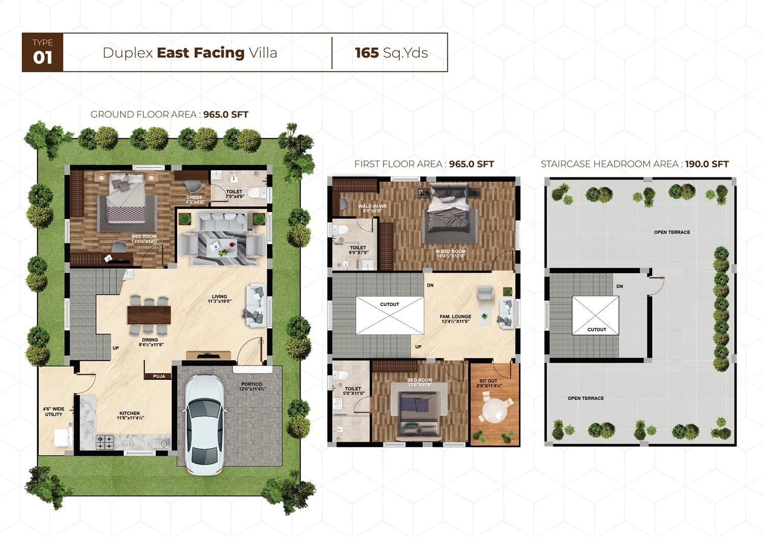 3 BHK 2120 Sq. Ft. Villa