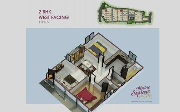 ar alpine square apartment 2 bhk 1100sqft 20242801112834