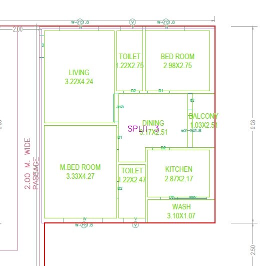 2 BHK 1140 Sq. Ft. Apartment